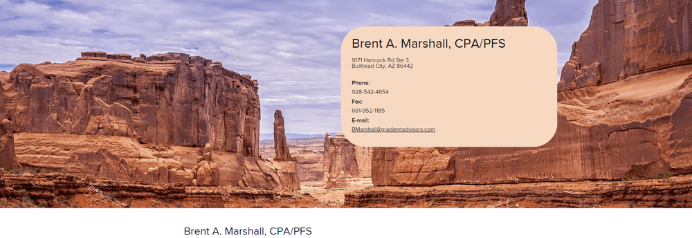 Brent A. Marshall, CPA cover
