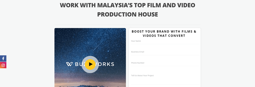 Buzzworks Films cover