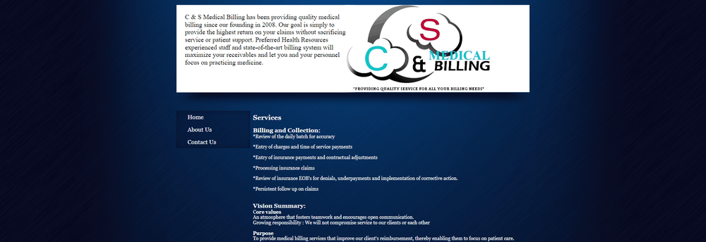 C & S Medical Billing cover