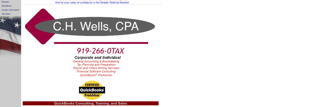 C H Wells, CPA, PC cover