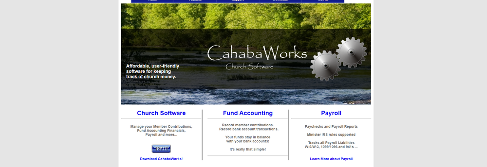 CahabaWorks Church Software cover