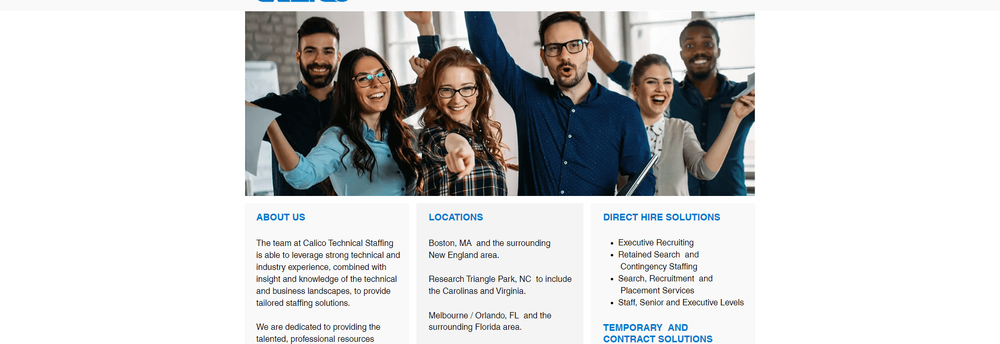 Calico Technical Staffing cover