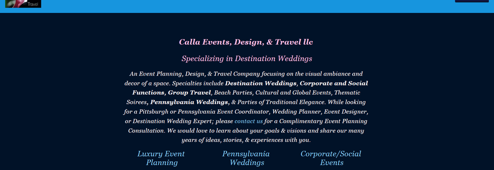 Calla Event Design cover