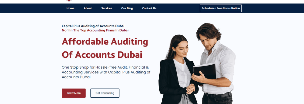 Capital Plus Auditing of Accounts cover