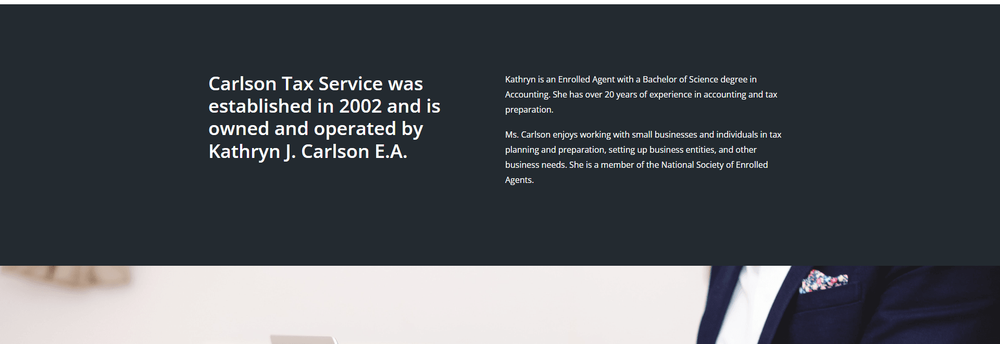 Carlson Tax Service cover