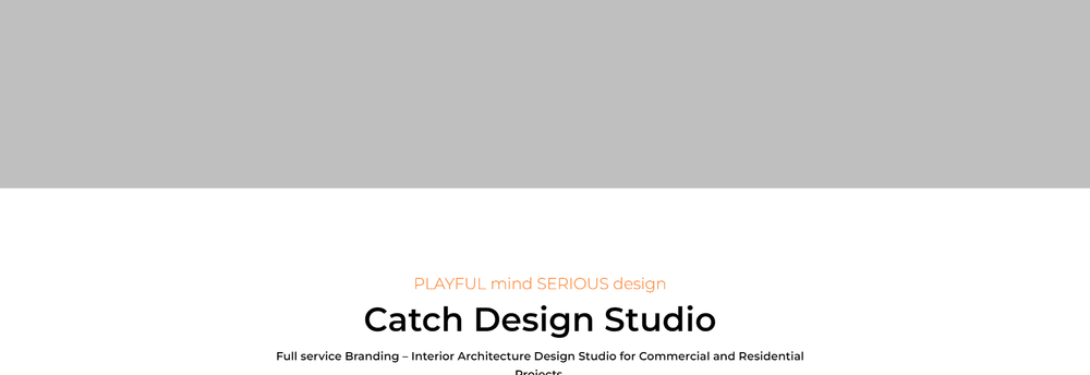 Catch Design Studio cover