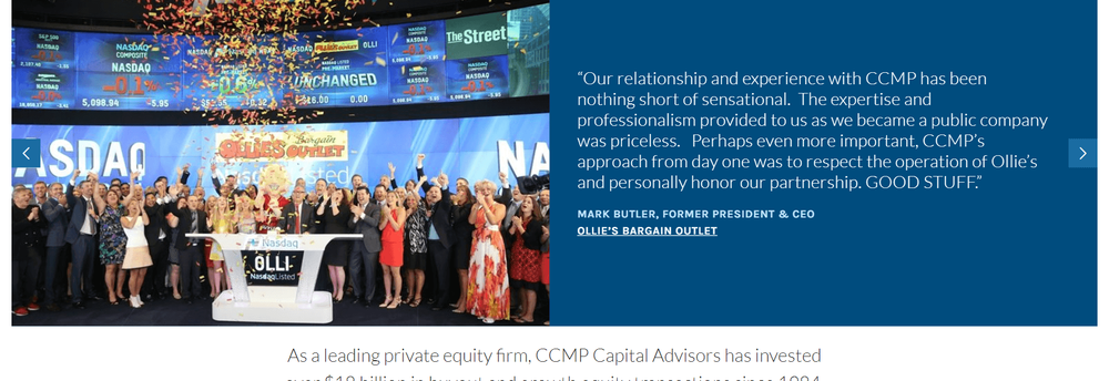 CCMP Capital cover