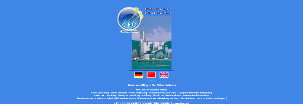 CEC - China Expert Consulting (China) Limited cover