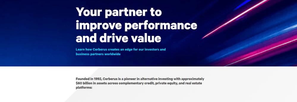 Cerberus Capital Management cover