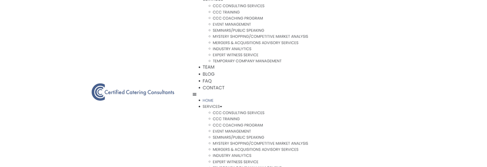 Certified Catering Consultants cover