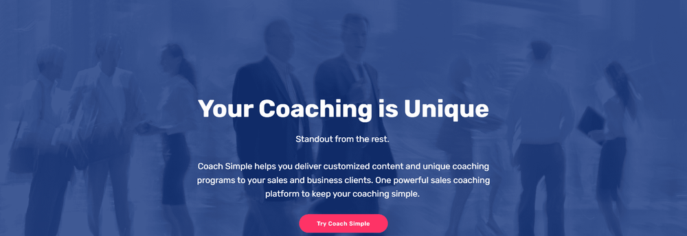 Coach Simple cover