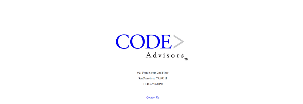 CODE Advisors cover