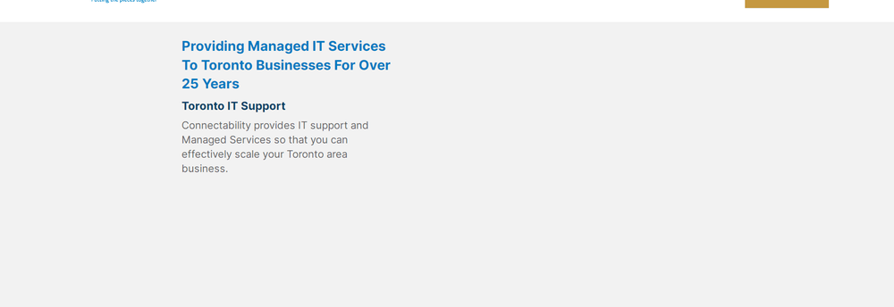 Connectability IT Support cover