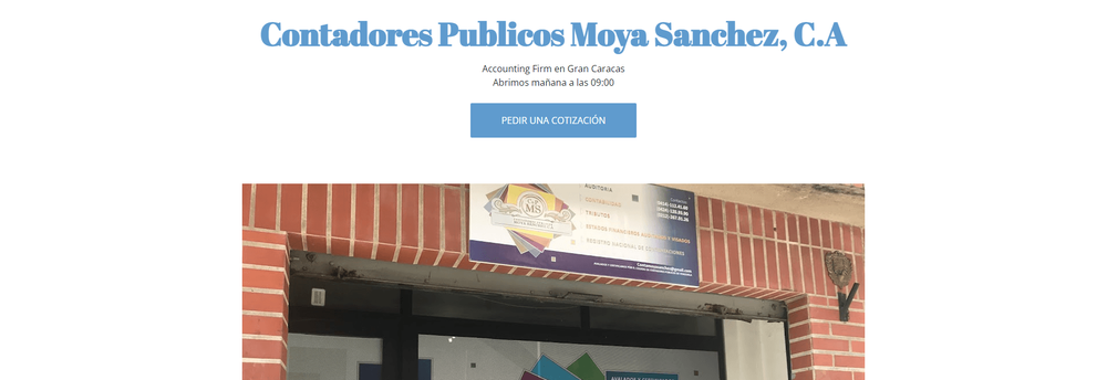 Contadores Publicos Moya Sanchez cover