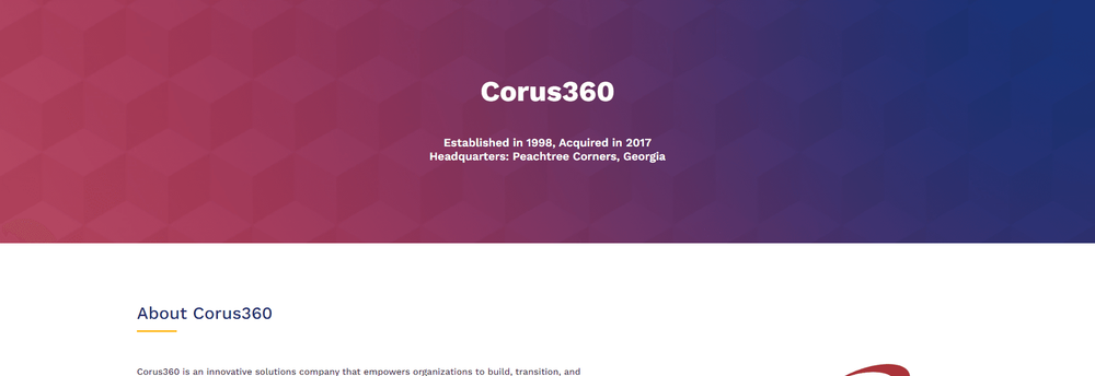 Corus360 cover