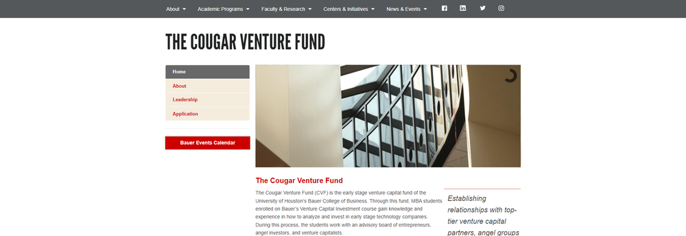 Cougar Venture Fund cover