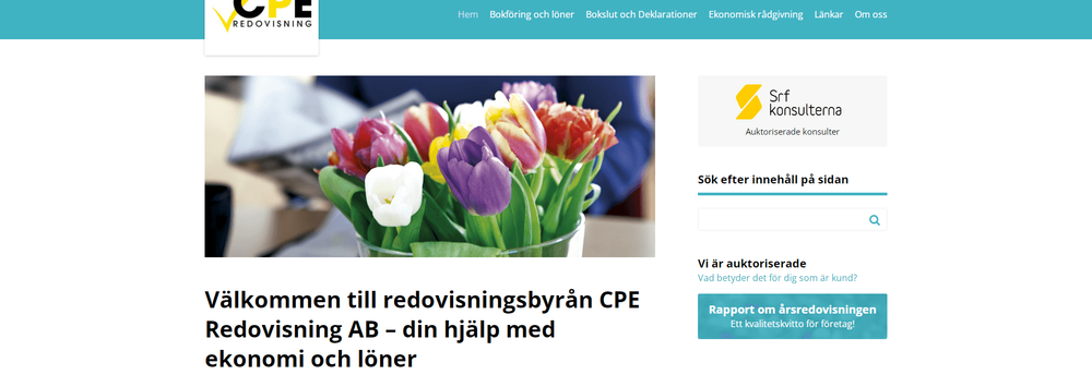 CPE Redovisning cover