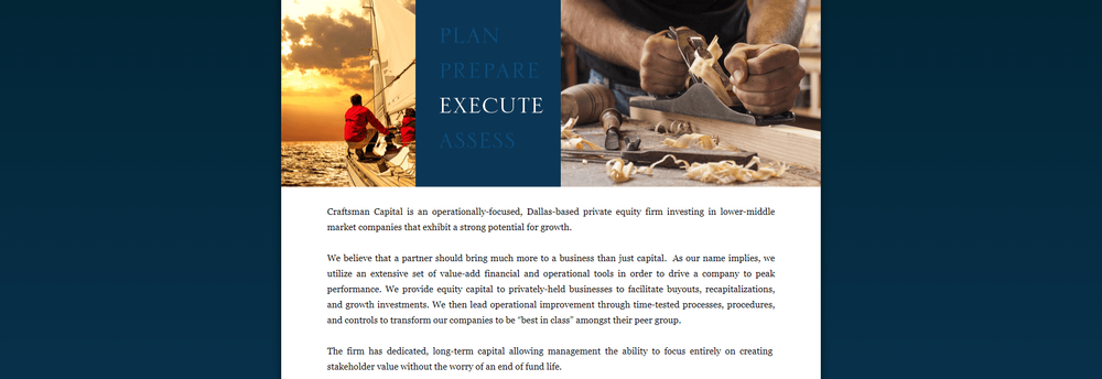 Craftsman Capital Partners cover