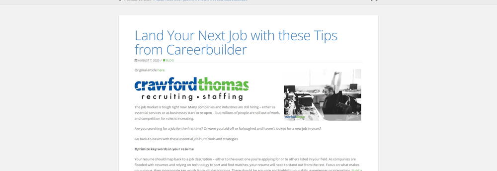 Crawford Staffing cover