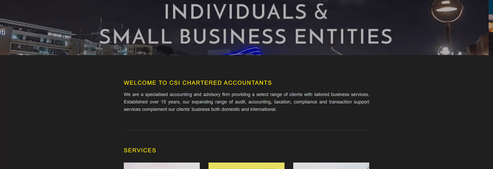 CSI CHARTERED ACCOUNTANTS cover