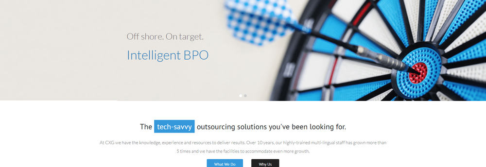 CXG Business Process Outsourcing cover