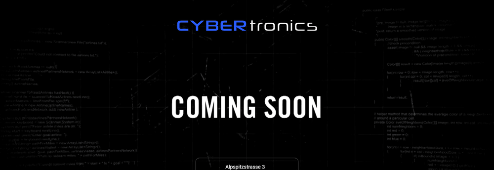 Cybertronics cover