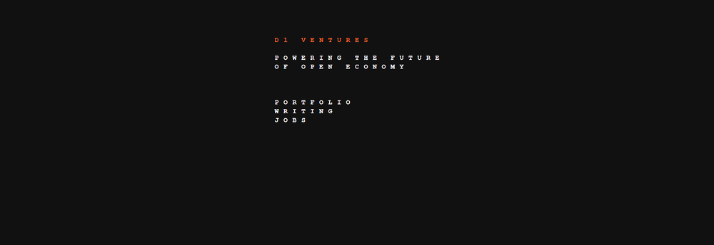 D1 Ventures cover