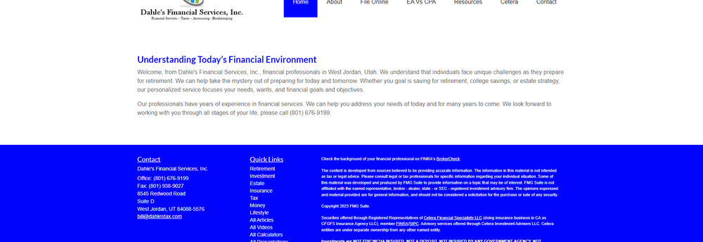Dahle’s Financial Services, Inc. cover