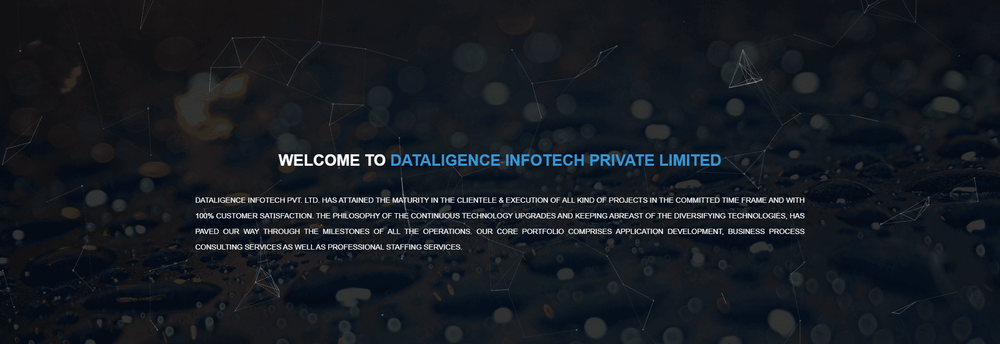 Dataligence Infotech Private Limited cover