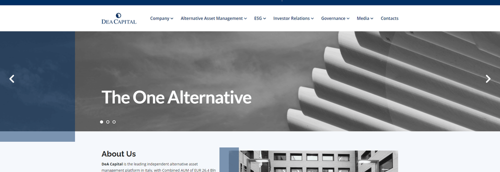 DeA Capital cover