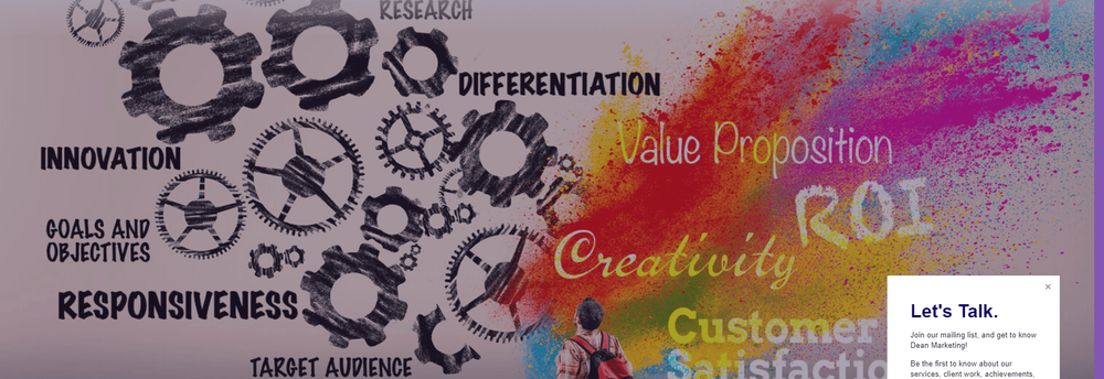 Dean Marketing Communications and Design cover