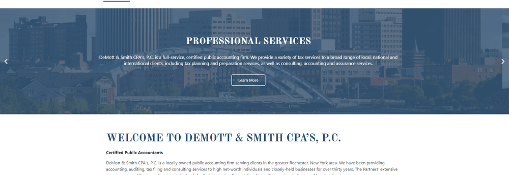 DeMott & Smith CPA’s, P.C. cover
