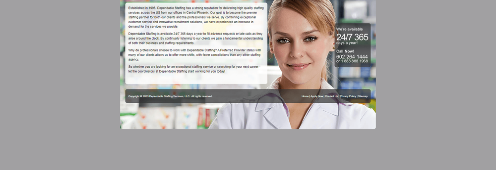 Dependable Staffing Services cover
