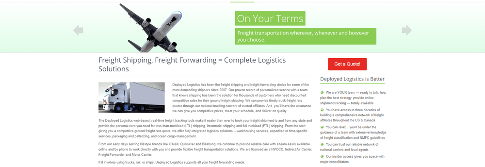 Deployed Logistics cover