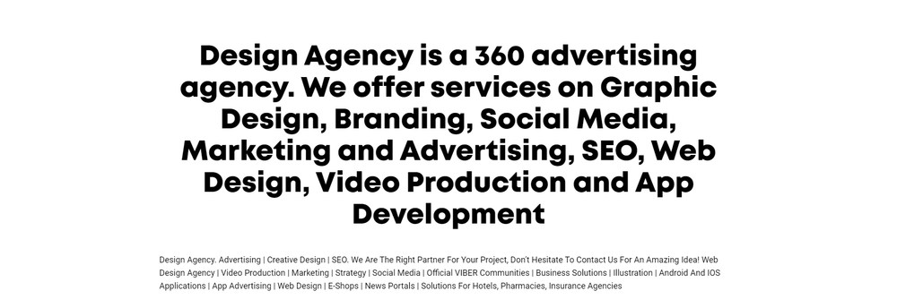 Design Agency cover
