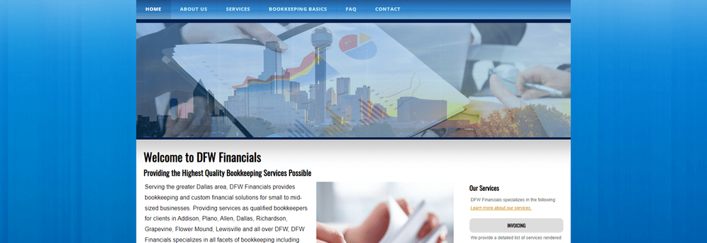 DFW Financials cover