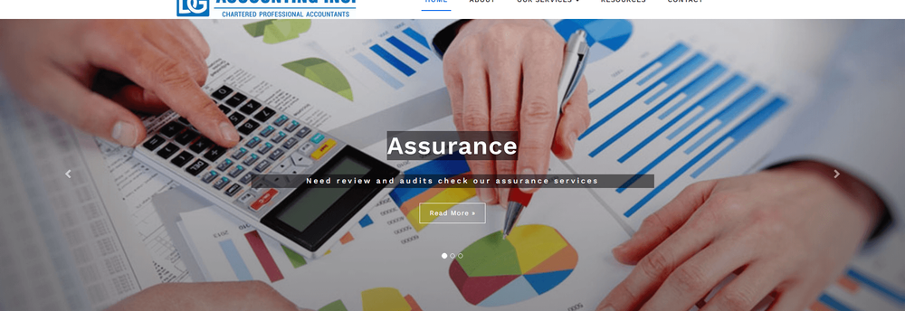 DG Accounting Inc. cover