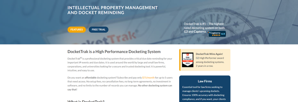 DocketTrak cover