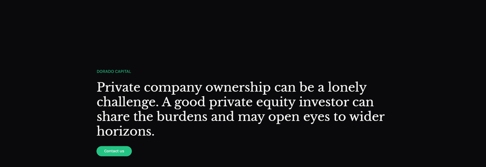 Dorado Capital Partners cover