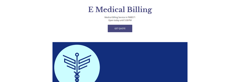 E Medical Billing cover