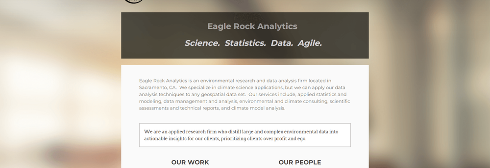 Eagle Rock Analytics cover