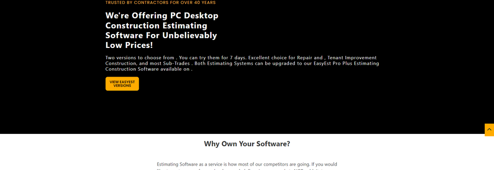 EasyEst Estimating Software cover