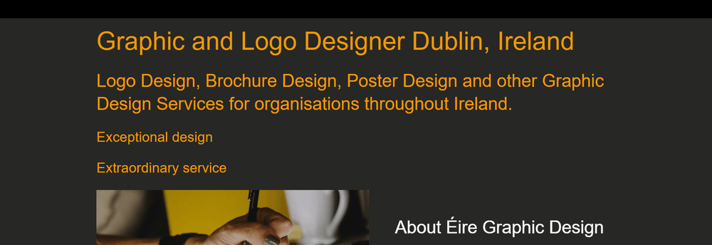 Eire Graphic Designer cover