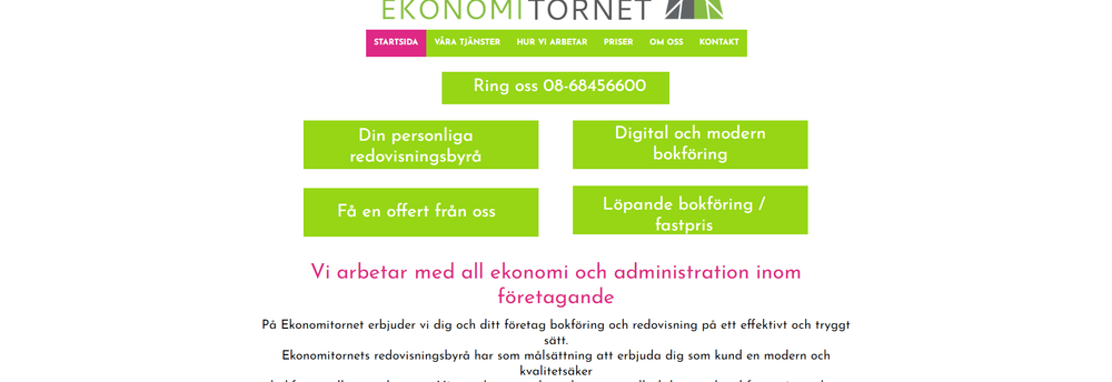 Ekonomitornet Redovisningsbyrå cover