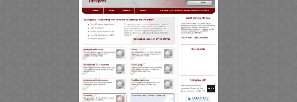 Elkingtons Certified Accountants cover