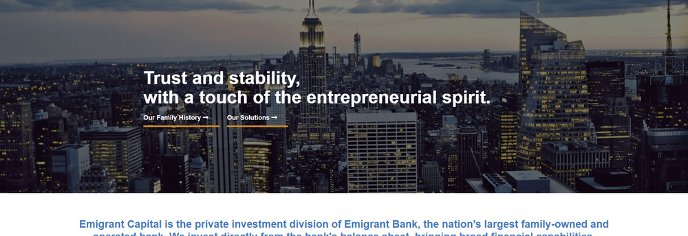 Emigrant Capital cover