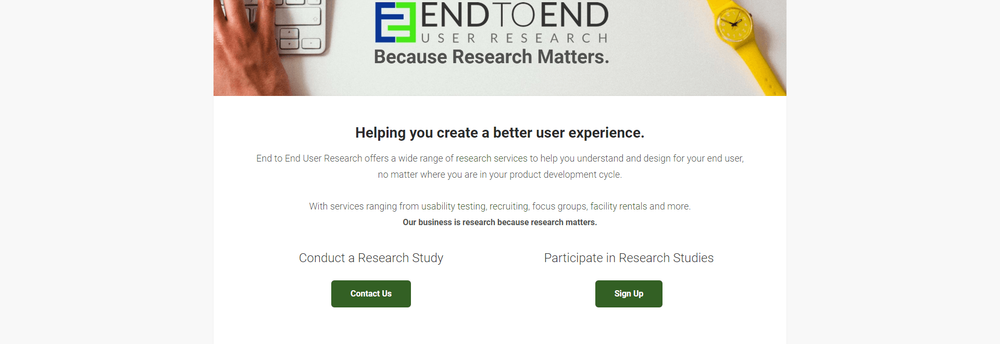 End to End Research cover