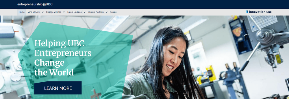 entrepreneurship@UBC (e@UBC) cover