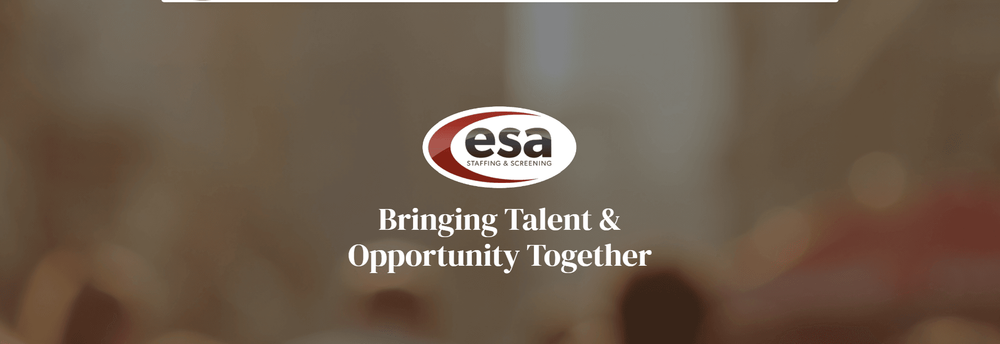 ESA Staffing & Screening cover