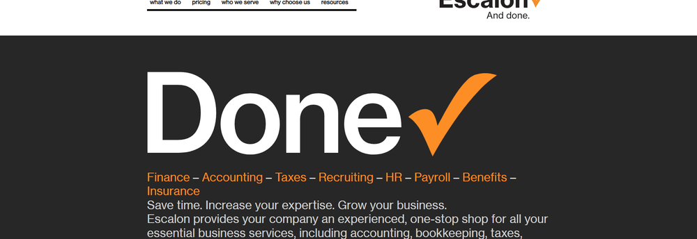 Escalon Services, Inc. cover